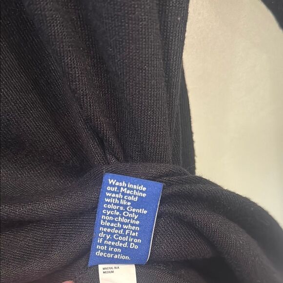 Apt. 9 Black Flutter Sleeve Blouse - Picture 8 of 8